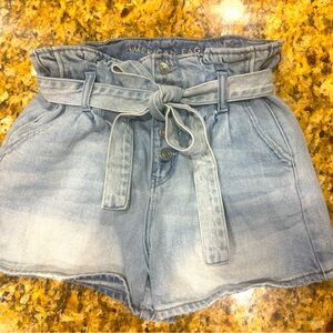 American Eagle Denim high waisted shorts